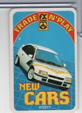 1985 FX Schmid Trade N' Play New Cars Card Game Set 32ct 092221DMCD