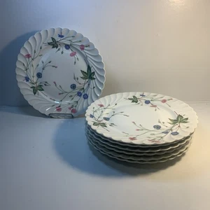 Set of 7 Haviland Limoges Florence 10.25" Dinner Plates Floral FRANCE - Picture 1 of 14