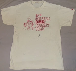 CAMISETA NIKE VINTAGE AÑOS 70 80 Talla M PORTLAND OR OMSI TURKEY TROT PUNTADA ÚNICA EE. UU. RARA - Imagen 1 de 5