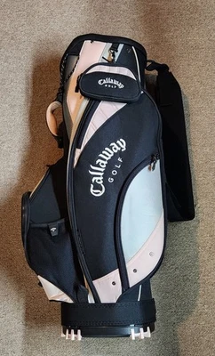 Bolsa de carrito de golf Callaway para damas negra plateada rosa 6 divisores cubierta de lluvia *MIRA* Foto 1 de 4