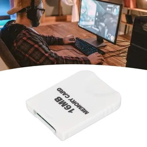 Reliable 16MB Memory Card in White for Wii 251 Blocks Quick Load - Picture 1 of 16
