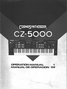 Owners Manual/Users Guide Intructions Casio Synthesizer Keyboard CZ-5000 - Picture 1 of 3