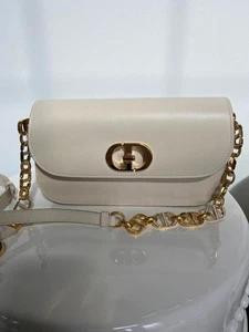 Auth Christian Dior Cream 30 Montaigne Avenue Bag - Picture 1 of 2
