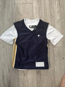 NEU MIT ETIKETT STARTER WENDE ÄRMELLOSES MUSKEL TANK SHIRT JUNGEN GRÖSSE XS 4/5 MIT T-SHIRT - Bild 1 von 8