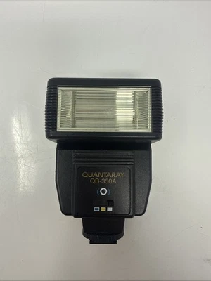Универсальная вспышка Quantaray QB-350A с креплением башмак протестирована работает!! - Изображение 1 из 3