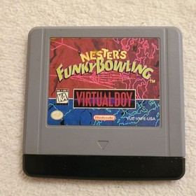 Nester's Funky Bowling Nintendo Virtual Boy - Game Only With Dust Cover