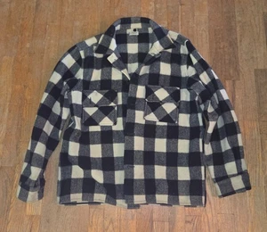 Vintage Minnesota Woolen Checkered Wool Shirt 36" Chest - Picture 1 of 5