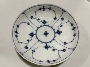 Royal Copenhagen antike blau geriffelte schlichte tiefe Teller Schale Schale 1894-1900 - Bild 1 von 22