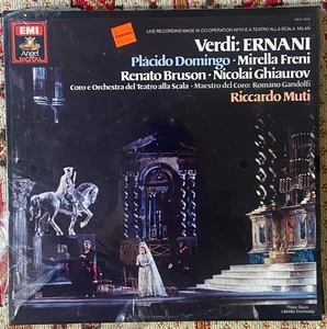 VERDI - ERNANI 3 LP BOX SET NEW SEALED MUTI TORN SHRINK-WRAP - Picture 1 of 5