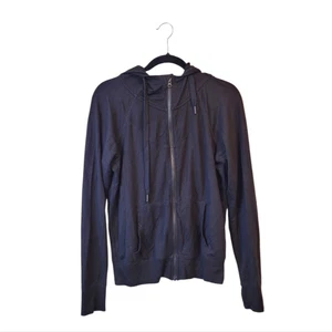 Zella Damen Basic Hoodie schwarz Full Zip Modal Gr. M - Bild 1 von 6