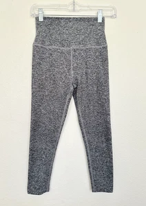 Beyond Yoga Spacedye kurze melierte graue Leggings Yoga Athleisure Damen Small - Bild 1 von 7