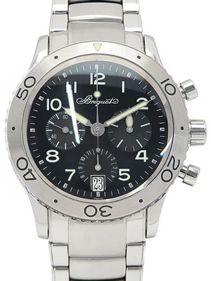 BREGUET 跨大西洋 Xx 3820ST/H2/SW9 黑色男士二手手表 #111026 — 第 1/4 张图片