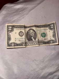 1976 Authentic 2 dollar bills - Picture 1 of 1