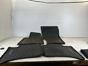 Porsche Cayenne Turbo Rubber Floor Mats 958 92A 11-18 OEM - Picture 1 of 7