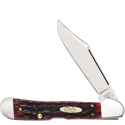 CASE XX KNIVES COPPERLOCK - CRIMSON PEACH SEED JIG BONE POCKET KNIFE 61549L SS - Image 1 of 2
