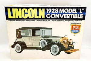 Metal Craft Model Kit - 1928 Lincoln Model L Convertible - Neu #6494 - Bild 1 von 6
