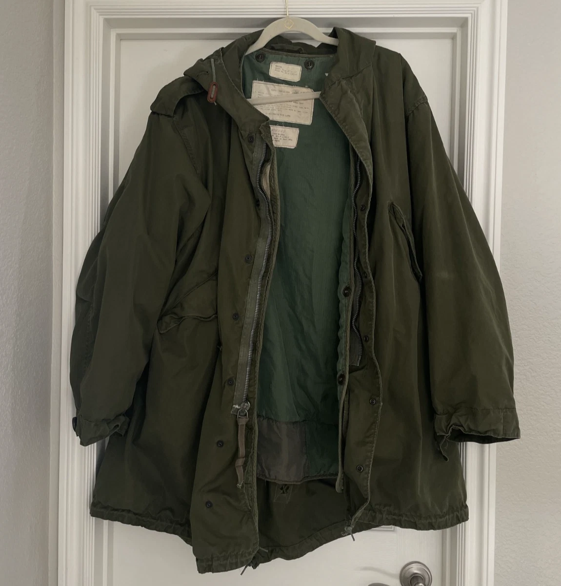 Vintage Army Parka In Original Korean Military Period Items (1950