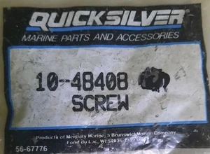 One New 10-48408 Genuine Mercury Quicksilver Screw OEM New Parts - Picture 1 of 2