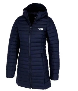 NEW, The North Face Stretch Down 700 Parka hooded in Navy Size M #C4588 - Picture 1 of 10