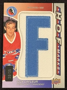 2023-24 Upper Deck SP Game Used HOF Marks 30/35 Guy Lafleur #HOFM-GL HOF - Picture 1 of 2