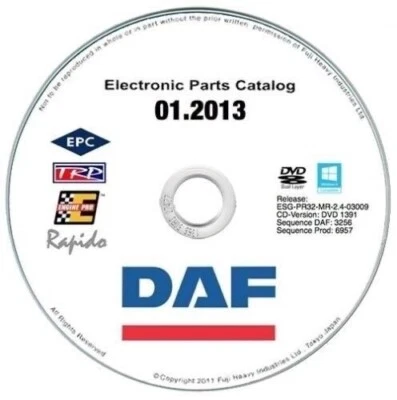 DAF Rapido 2013 EPC parts catalogue - catalogo ricambi - Immagine 1 di 4