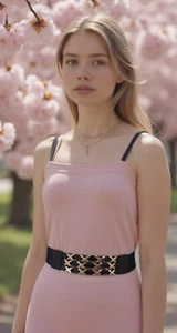 Women Black Elastic Band Fashion Fun Cute Belt Hip Waist Gold Metal XX Charm S M - Picture 1 of 24