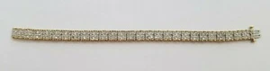 PULSERA DE DIAMANTES DE ORO AMARILLO DE 10 QUILATES, APROX DTW 3,0 QUILATES - Imagen 1 de 9