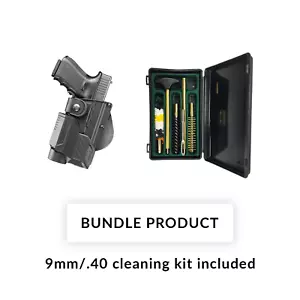 *BUNDLE* Fobus RBT17G Right Hand Paddle Black Holster&safety strap Glock 17 22 - Picture 1 of 7