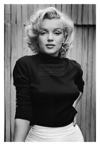 MARILYN MONROE IN BLACK TOP SEXY CELEBRITY MODEL ACTRESS 4X6 PHOTO - Picture 1 of 4