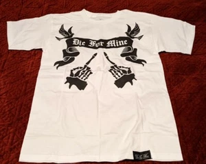 Die For Mine, "Bone Fingers", T-shirt, Size Small, White - NEW - Picture 1 of 4