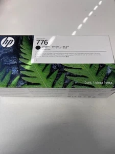 Original HP DesignJet 776 mattschwarze Tintenpatrone 1 L 1X312a Ablaufdatum 2025 - Bild 1 von 2