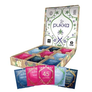 Best Before 06/2026 Pukka Organic Relax Herbal Tea Caffeine Free 45 Bags New - Picture 1 of 8