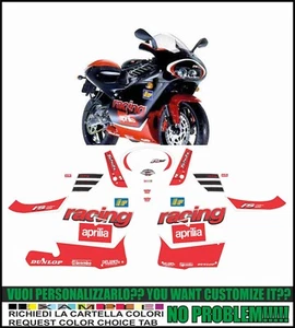 STICKERS RS 125 2000 REPLICA HARADA COMPATIBLE KIT - Picture 1 of 1