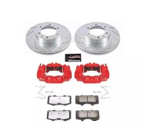PowerStop KC137-36 Z36 Truck and SUV Ceramic Brake Pad, Drilled & Slotted Rotor,