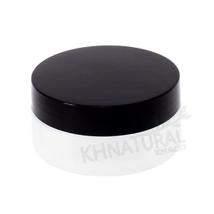 3oz 80ml Frosted Translucent PET Jars w/ Cap Plastic / Metal Screw Lid Empty - Picture 1 of 12