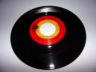 Merle Haggard: Street Singer / Mexican Rose / 45 Rpm 1970 - Image 1 of 2