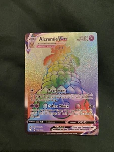 Pokemon Shining Fates Alcremie VMAX Rainbow Secret Rare - MINT PACK FRESH - Bild 1 von 2