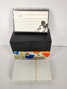 Vintage Disney Index Rezeptkarten Box Mickey Mouse und Freunde von Applause - Bild 1 von 12