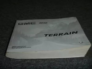 2010 GMC Terrain SLE1 SLE2 SLT1 SLT2 Owner Operator Manual User Guide xz - Bild 1 von 1