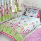 PRINCESS IS SLEEPING JUNIOR DUVET COVER SET + MATCHING 66" x 72" LINED CURTAINS