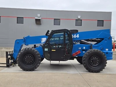 Kit de calcomanías adhesivas Genie GTH TODOS LOS MODELOS GTH ELEVACIÓN (2) CARRETILLA ELEVADORA RÁPIDA blanca brillante Foto 1 de 2