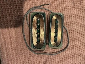 Gibson 1978 Clear Bobbin P 90 Soap Bar Neck Pickup Set - Picture 1 of 4