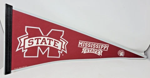 Wincraft Mississippi State NCAA 12 X 30 Felt Pennant Made in USA Cover