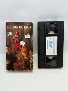 Legion of Iron (VHS Tape, 1990) Rated R Rare Cult Classic **Buy 2 Get 1 Free** - Picture 1 of 6