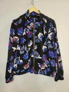 Belle+Sky Bomber Floral Jacket Size Women's Large - Picture 1 of 6