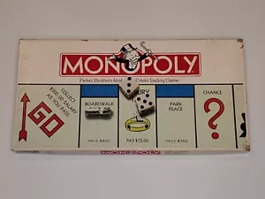 Vintage 1985 Parker Brothers MONOPOLY Brettspiel klassisch OVP komplett - Bild 1 von 19