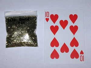 Bass Ski Boat Marine Paint Crafts 1 oz Lite Gold Polyflake Metal Flake .025 - Picture 1 of 2