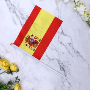 2 Count Spanische Flagge Klein Fortschritts-Stolz-Flagge Büro - Bild 1 von 12