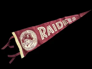 Woodlawn High Virginia Raiders Schoo Vintage Wimpel - Bild 1 von 10
