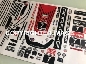 1/8 scala Sticker Adesivo Porsche 963 IMSA 2023 - Foto 1 di 2